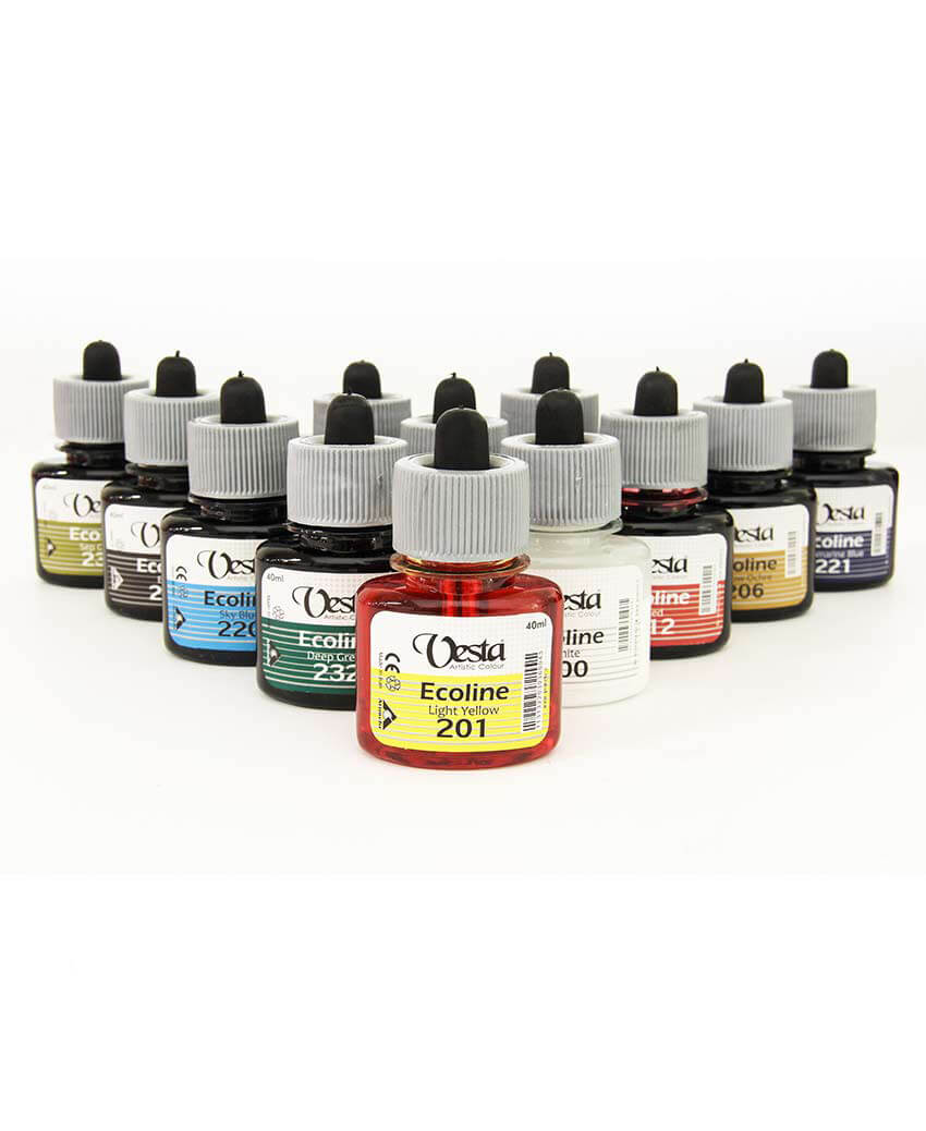 اکولین 12 رنگ وستا