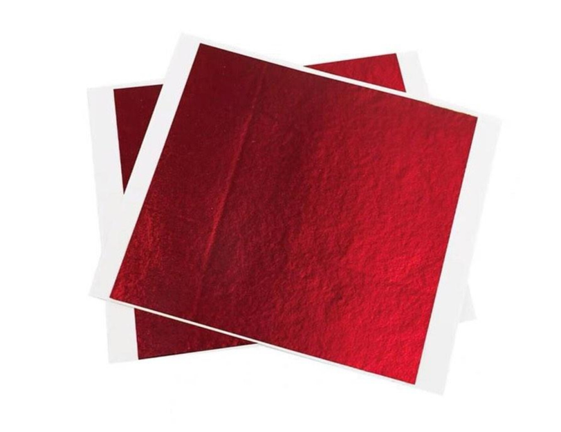 ورق رنگی قرمز (ورق طلا)