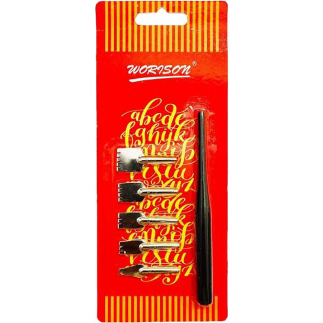 قلم فلزی خطوط موازی