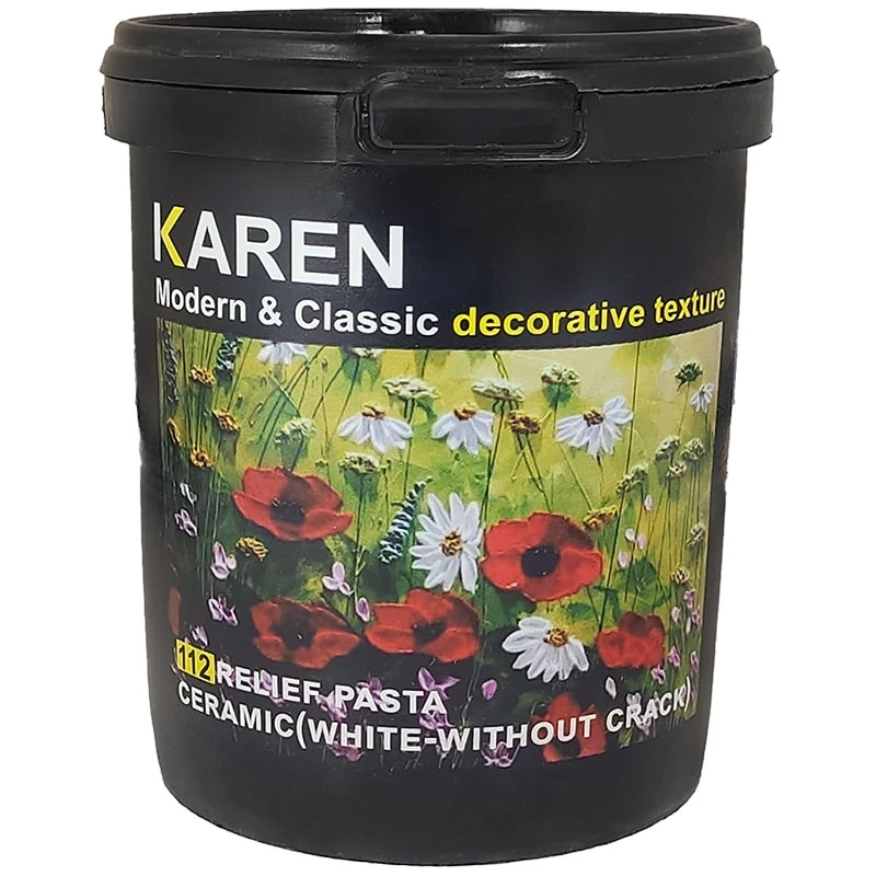 خمیر تکسچر سرامیک 1 کیلویی کارن