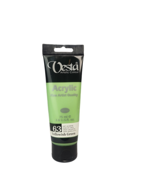 رنگ اکریلیک وستا 75 میل کد 63 مدل متالیک
