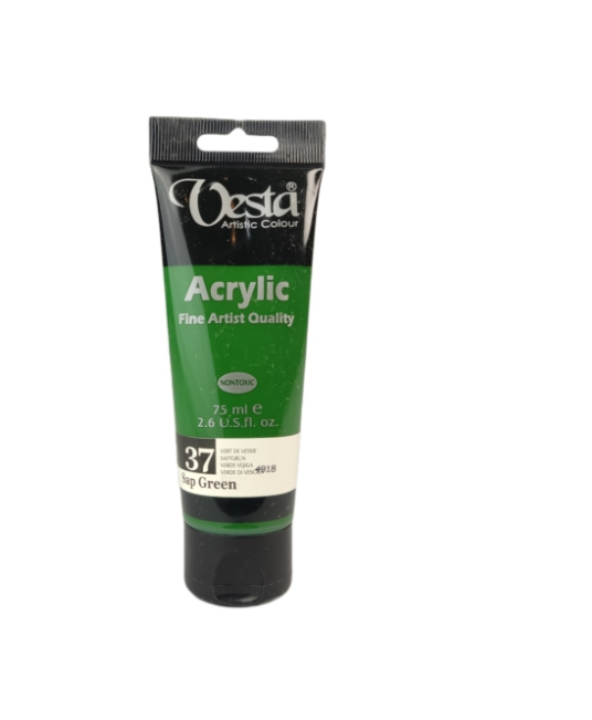 رنگ اکریلیک وستا 75 میل کد 37
