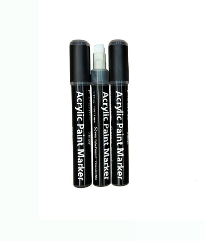 ماژیک اکرولیک مشکی تخت ( 10میل )