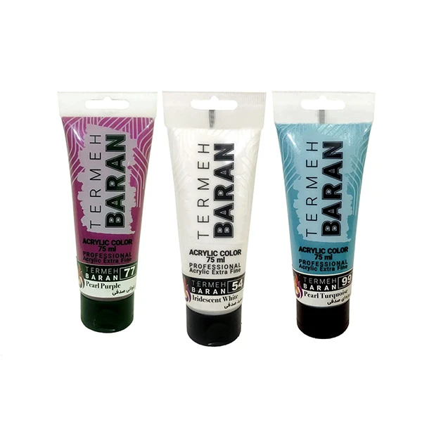 رنگ اکریلیک صدفی ترمه باران