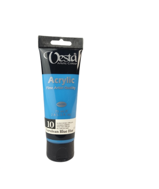 رنگ اکریلیک وستا 75 میل کد 10