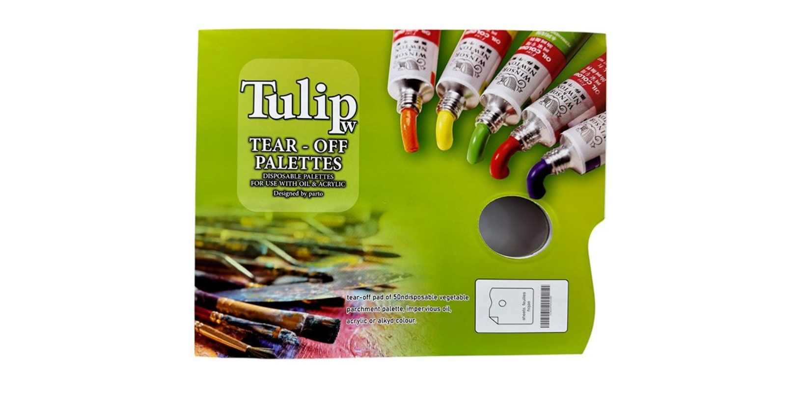 پالت کاغذی یکبار مصرف تولیپ