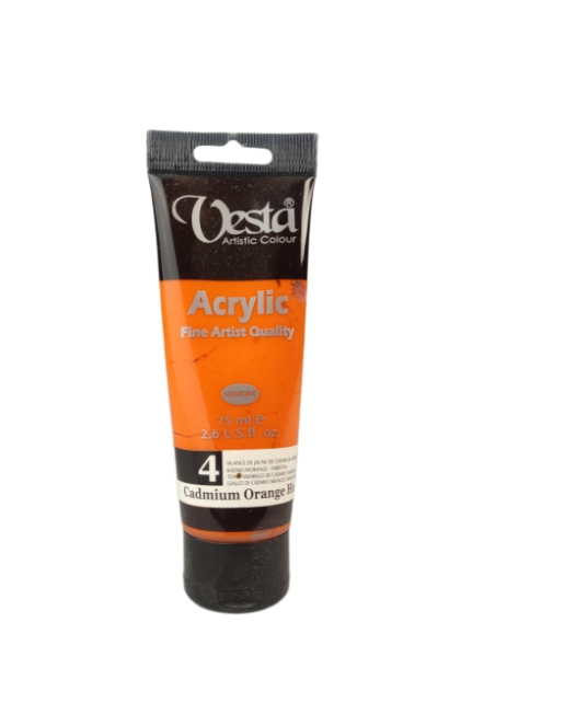 رنگ اکریلیک وستا 75 میل کد 4