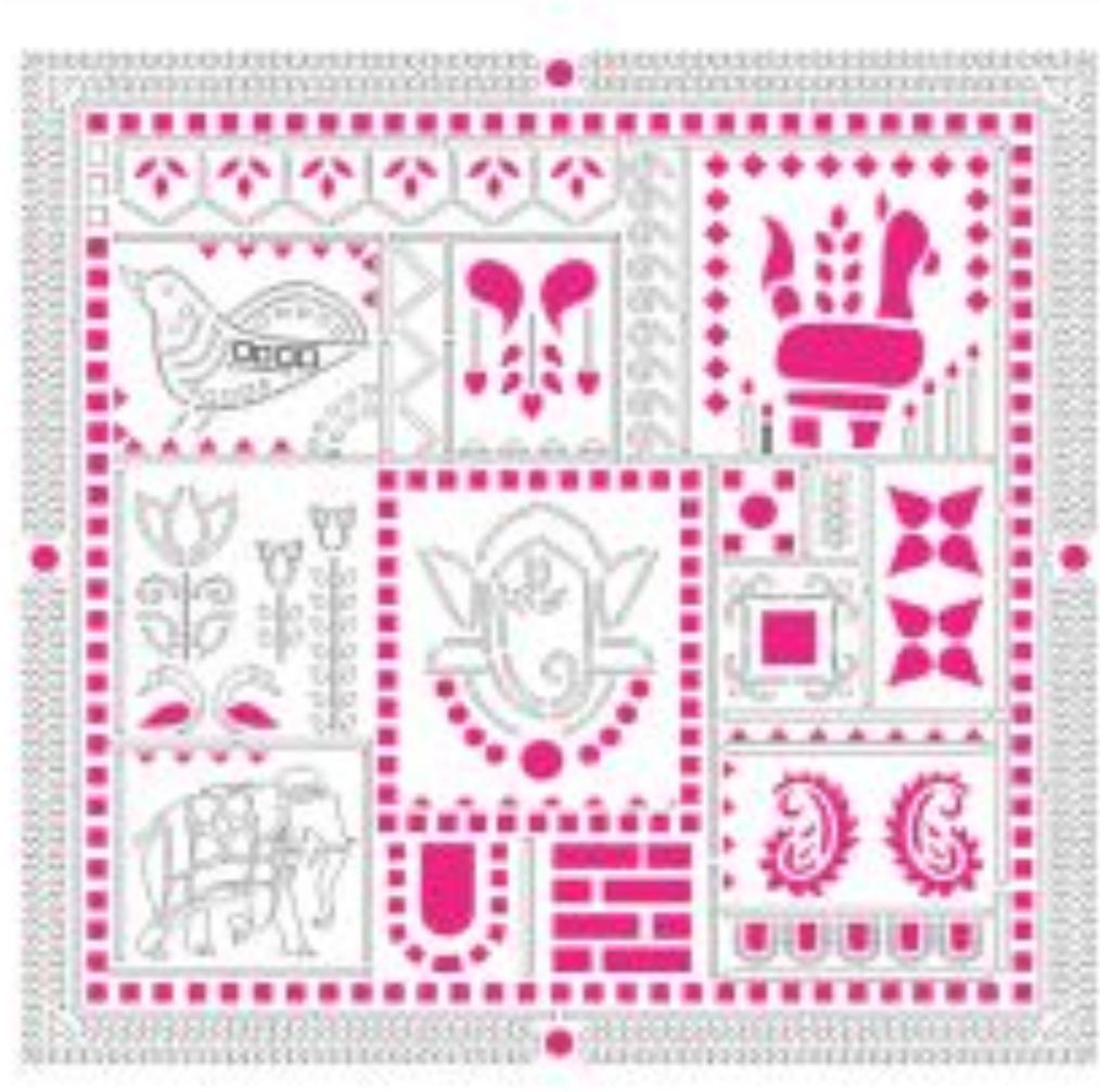 آیینه ی شابلون L05