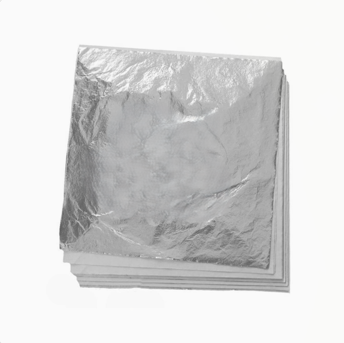 ورق نقره ای پوستی دار 100عددی