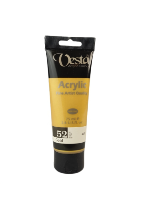 رنگ اکریلیک وستا 75 میل کد 52 مدل متالیک
