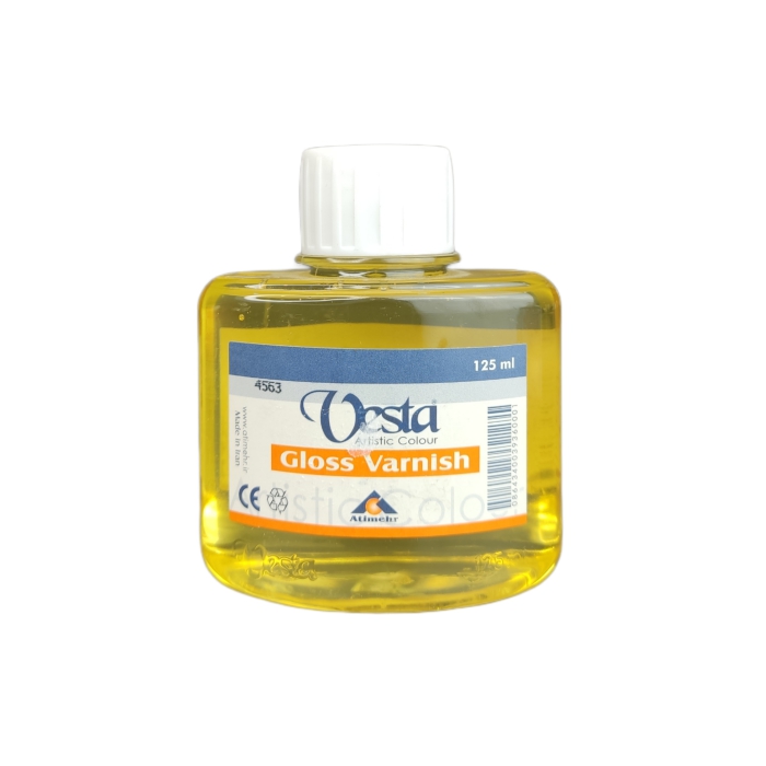 وارنیش رنگ روغن براق وستا حجم 125 میلی لیتر
