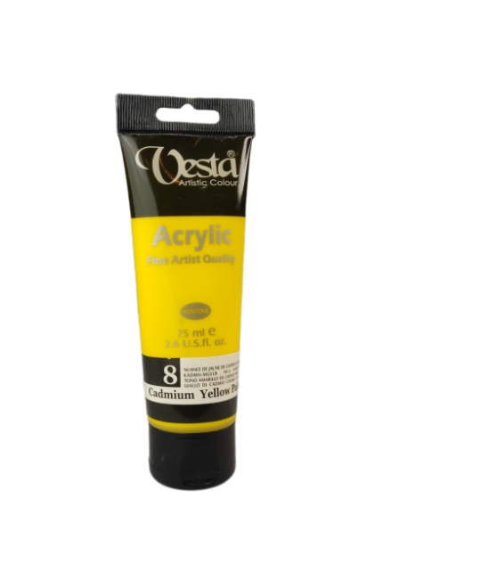 رنگ اکریلیک وستا 75 میل کد 8