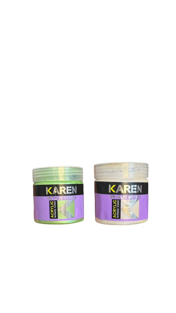 رنگ اکریلیک صدفی (متالیک) کارن