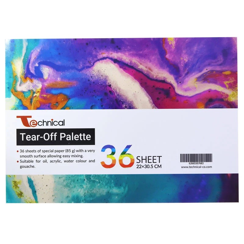 پالت یکبار مصرف 36 برگی سایز A3 تکنیکال