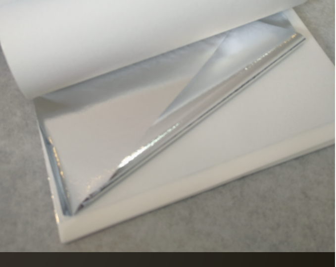 ورق طلای استیل فناچی نقره ای