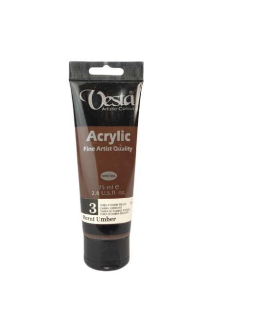 رنگ اکریلیک وستا 75 میل کد 3