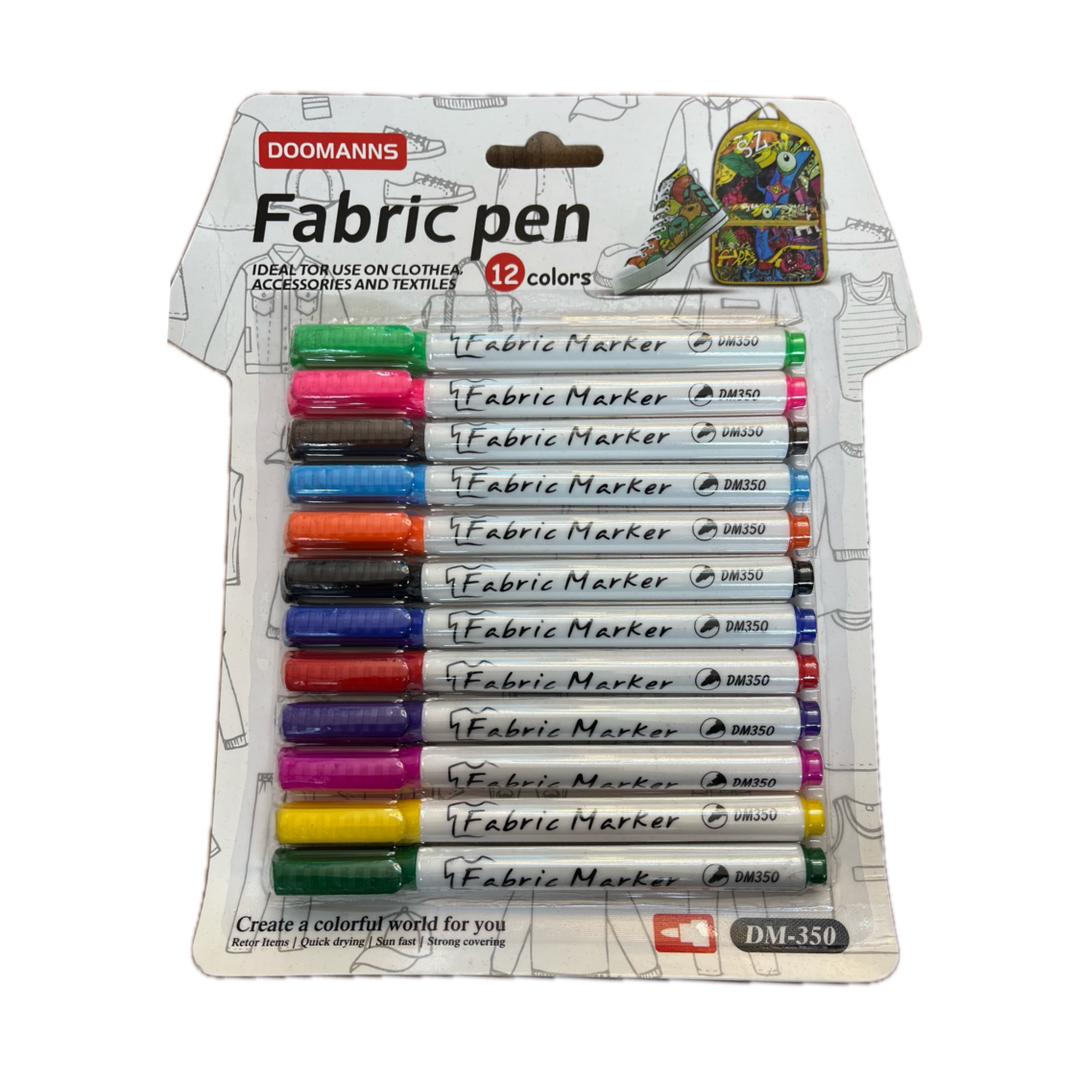 ماژیک پارچه ۱۲ رنگ